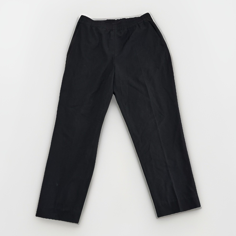 Everlane Womens 100% Wool Black Pull On Ankle Pants Sz 10 Business Casual Office